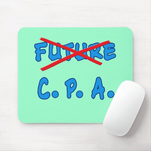 Tapis De Souris Conception plus future d'obtention du diplôme de (Avec souris)