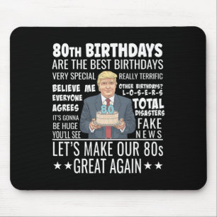 Tapis De Souris Conception pour 80e anniversaire - Citation drôle