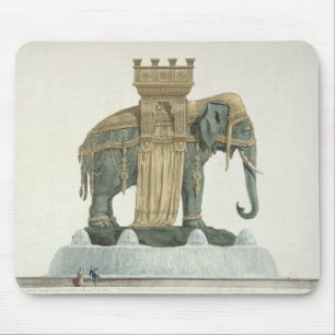 Tapis De Souris Conception pour la fontaine d'éléphant