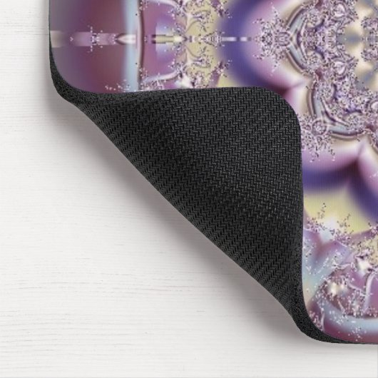 Tapis De Souris Conception pourpre d'art abstrait (Coin)