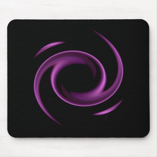 Tapis De Souris Conception pourpre Mousepad de remous (Devant)