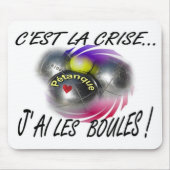 Tapis De Souris Conception pratique de Petanque (Devant)