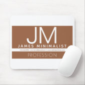 Tapis De Souris Conception professionnelle moderne et minimale | B (Avec souris)