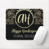 Tapis De Souris Conception simple de logo d'entreprise de design f (Avec souris)