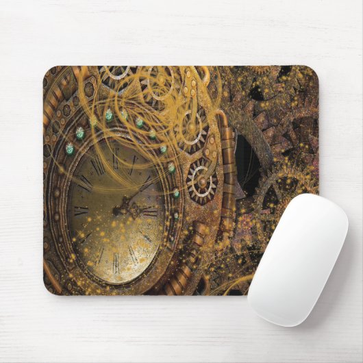 Tapis De Souris Conception Steampunk (Avec souris)