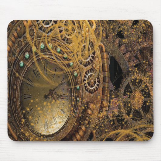 Tapis De Souris Conception Steampunk (Devant)