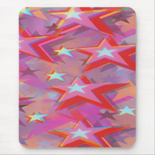 Tapis De Souris Conception Superstar en Trois Dimensions