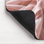 Tapis De Souris Conception Tissu de soie rose (Coin)
