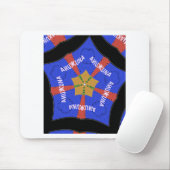 Tapis De Souris Conception Tribale Africaine : Hakuna Matata (Avec souris)