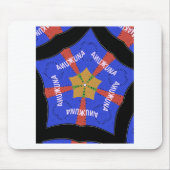 Tapis De Souris Conception Tribale Africaine : Hakuna Matata (Devant)