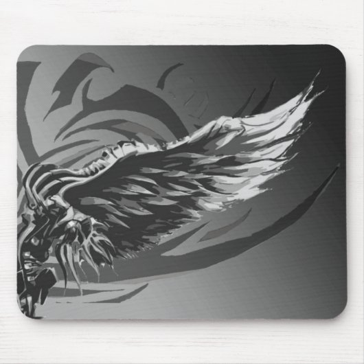 Tapis De Souris conception tribale d'aile (Devant)
