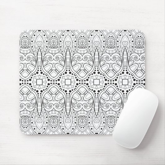 Tapis De Souris Conception tribale de Zendoodle (Avec souris)