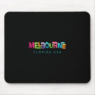 Tapis De Souris Conception tropicale rétro de Melbourne Floride