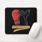 Tapis De Souris Conception unique de gant de boxe de kickboxing (Avec souris)