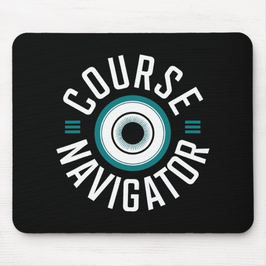 Tapis De Souris Conception unique de navigateur de parcours de gol (Devant)