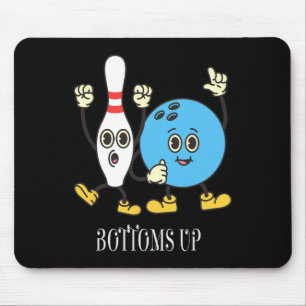 Tapis De Souris Conceptions de bowling motivationnelles mignonnes