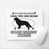 Tapis De Souris Conceptions de chien de golden retriever (Avec souris)