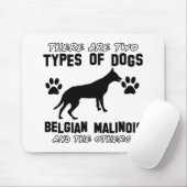 Tapis De Souris Conceptions de chien de Malinois de Belge (Avec souris)