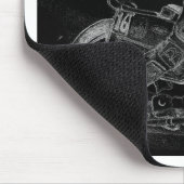 Tapis De Souris conceptions de dièse. bikeonblack de speed-way (Coin)