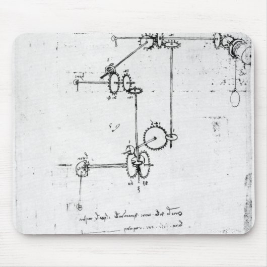 Tapis De Souris Conceptions de machines, fol. 399v-b (Devant)