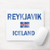 Tapis De Souris Conceptions de Reykjavik Islande (Avec souris)