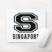 Tapis De Souris Conceptions de Singapour (Avec souris)