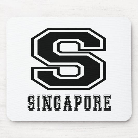 Tapis De Souris Conceptions de Singapour (Devant)