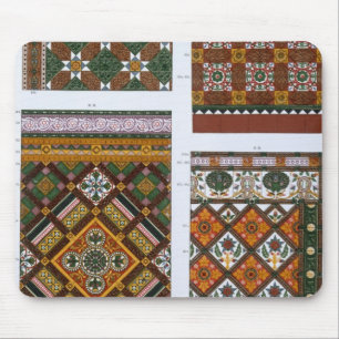 Tapis De Souris Conceptions pour la majolique et les tuiles émaux