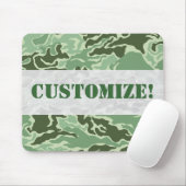 Tapis De Souris Conceptions vertes faites sur commande de (Avec souris)