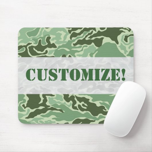 Tapis De Souris Conceptions vertes faites sur commande de (Avec souris)