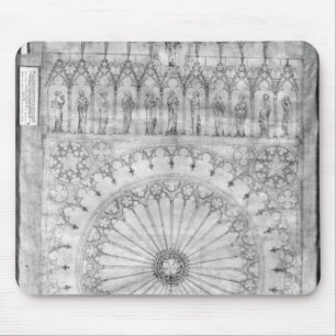 Tapis De Souris Concevez pour la fenêtre rose et la galerie de