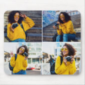 Tapis De Souris Concevez votre propre collection de 4 photos (Devant)