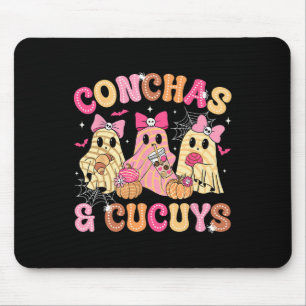 Tapis De Souris Conchas Et Cucuys Ghost Funny Mexicain Hallow