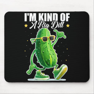 Tapis De Souris Concombre Drôle D'Halloween Assez Gros Cornichon