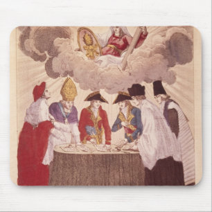 Tapis De Souris Concordat entre le napoléon et le pape Pius VII