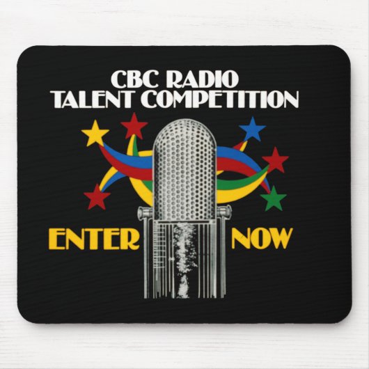 Tapis De Souris Concours CBC Radio Talent - promo (Devant)