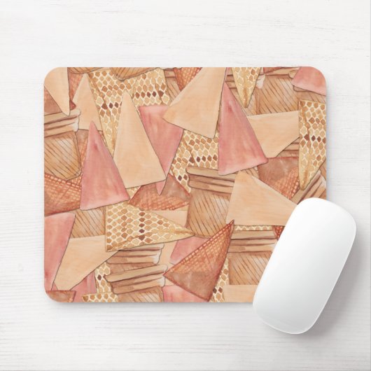 Tapis De Souris cônes de crème glacée (Avec souris)
