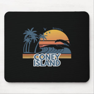 Tapis De Souris Coney Island Brooklyn Hommes Femmes Vacances Été