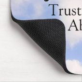 Tapis De Souris Confiance en Dieu Inspiration Nom personnalisé Cie (Coin)