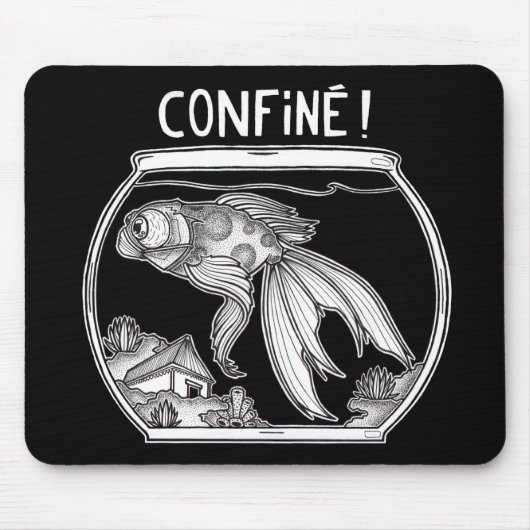 Tapis de souris Confiné (Devant)