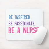 Tapis De Souris Confirmation de la citation de l'infirmière (Avec souris)