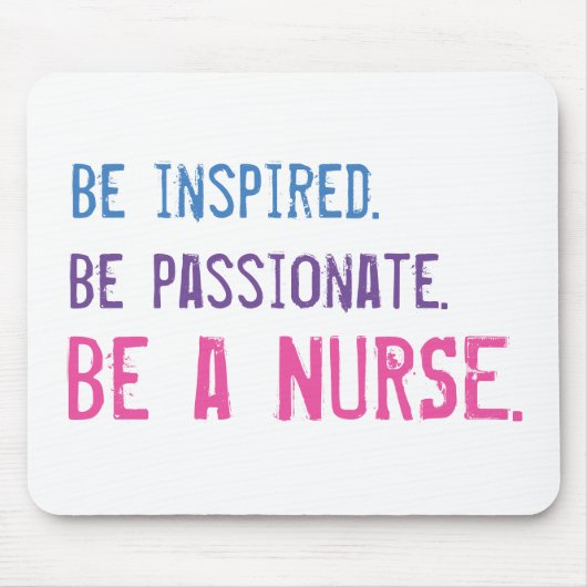 Tapis De Souris Confirmation de la citation de l'infirmière (Devant)