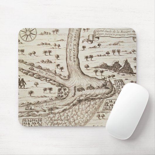 Tapis De Souris Confluent du Niger (Avec souris)