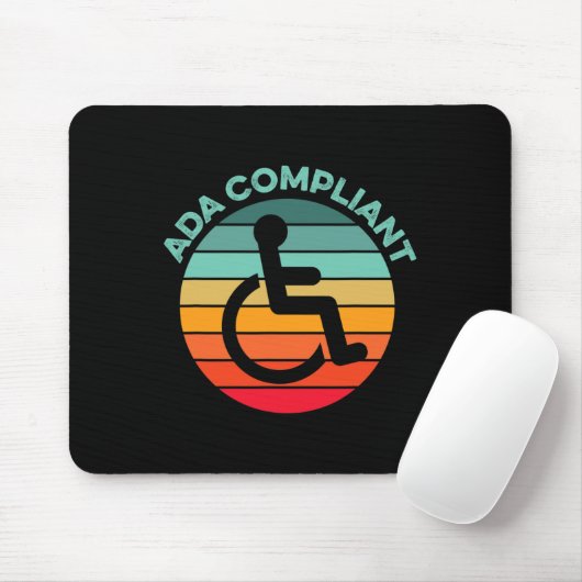 Tapis De Souris Conformité ADA Conformité Accessibilité Conformité (Avec souris)