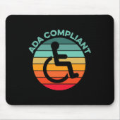 Tapis De Souris Conformité ADA Conformité Accessibilité Conformité (Devant)