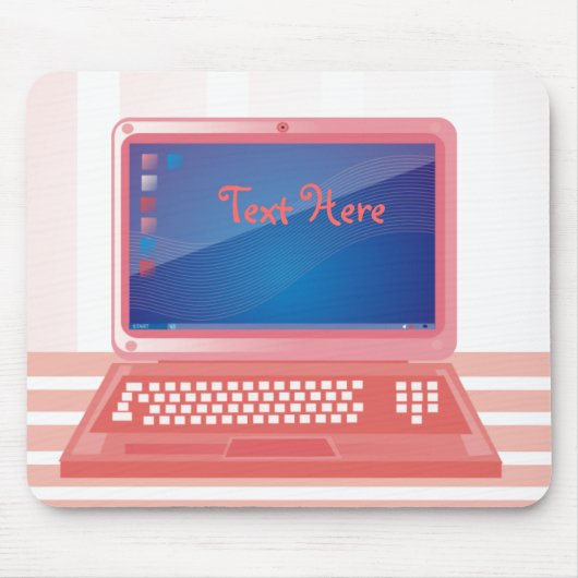 Tapis De Souris Confusion Girly d'ordinateur (Devant)