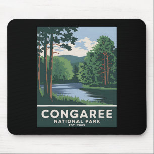Tapis De Souris Congaree National Park Camping Randonnée Vintage H
