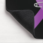 Tapis De Souris Connaissance de l'épilepsie Poche à ruban violet (Coin)