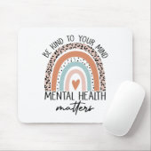 Tapis De Souris Connaissance Des Problèmes De Santé Mentale (Avec souris)