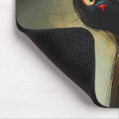 Tapis De Souris Connaissant Black Ninja Cat (Coin)